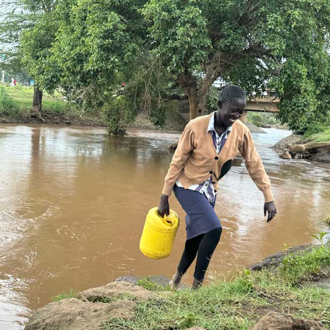 Thanks to Uzima, trips for water have shortened from hours to minutes