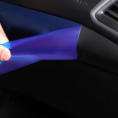 Polymask protective film covering keeps plastics and interior dash components safe during transit.